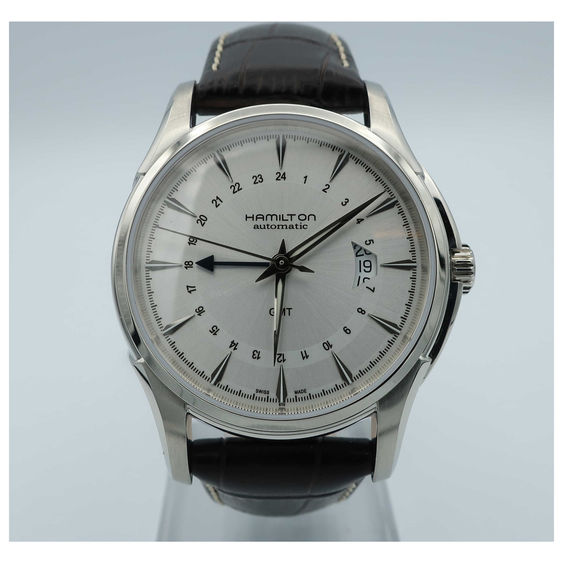 Front view of Hamilton Jazzmaster Men's Automatic Watch H32585551-SD