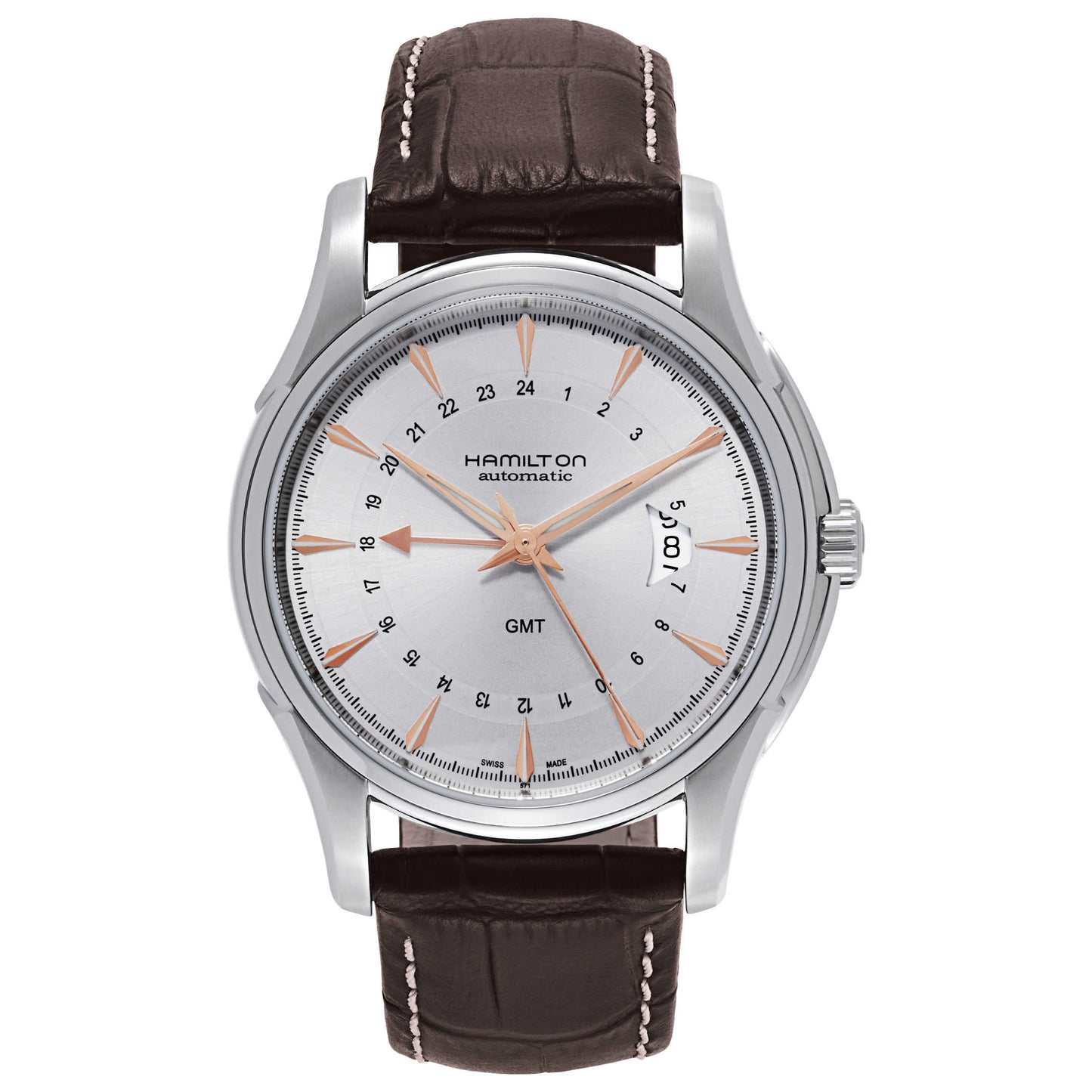 Front view of Hamilton Jazzmaster Men's Automatic Watch H32585557