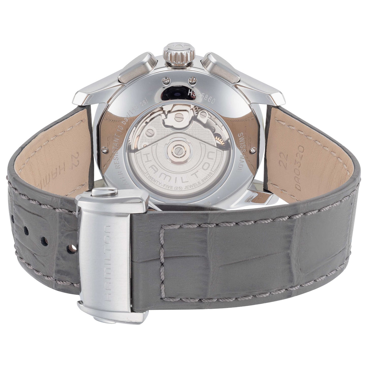 Back view of Hamilton Jazzmaster Men's Automatic Watch H32586881