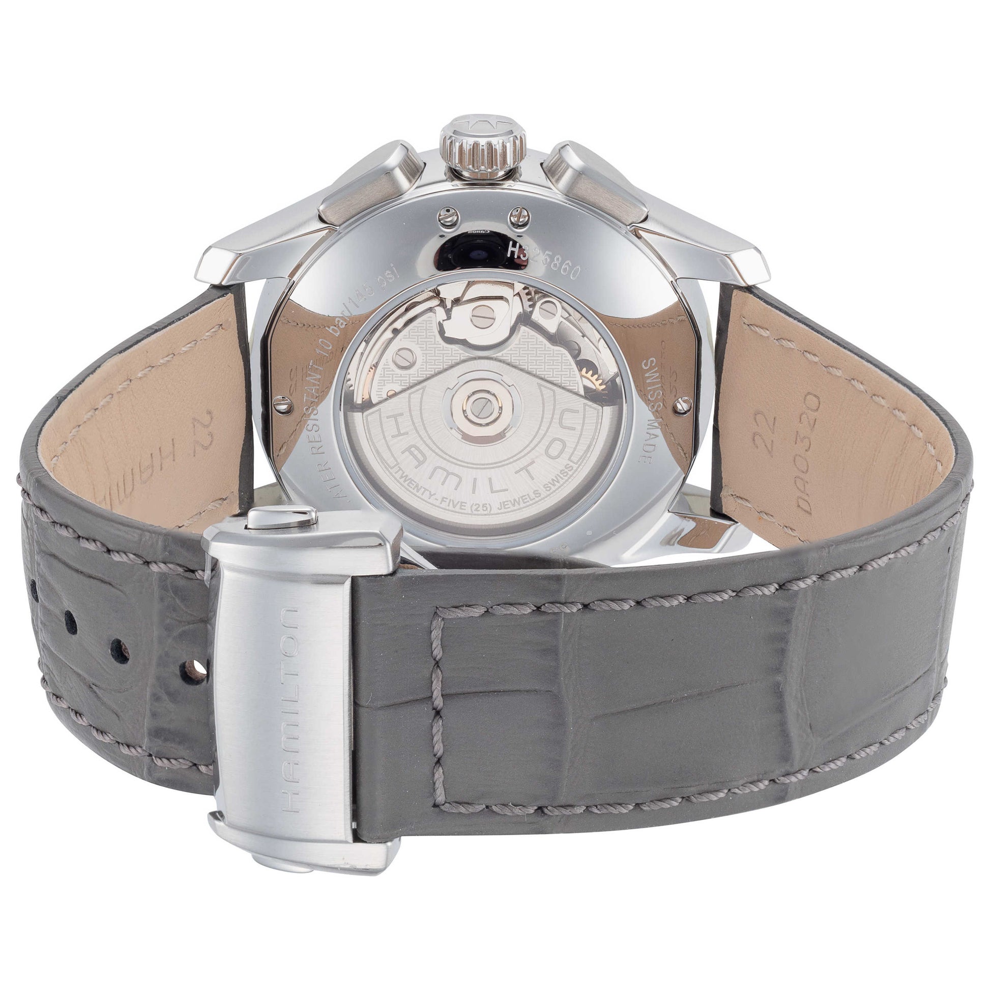 Back view of Hamilton Jazzmaster Men's Automatic Watch H32586881