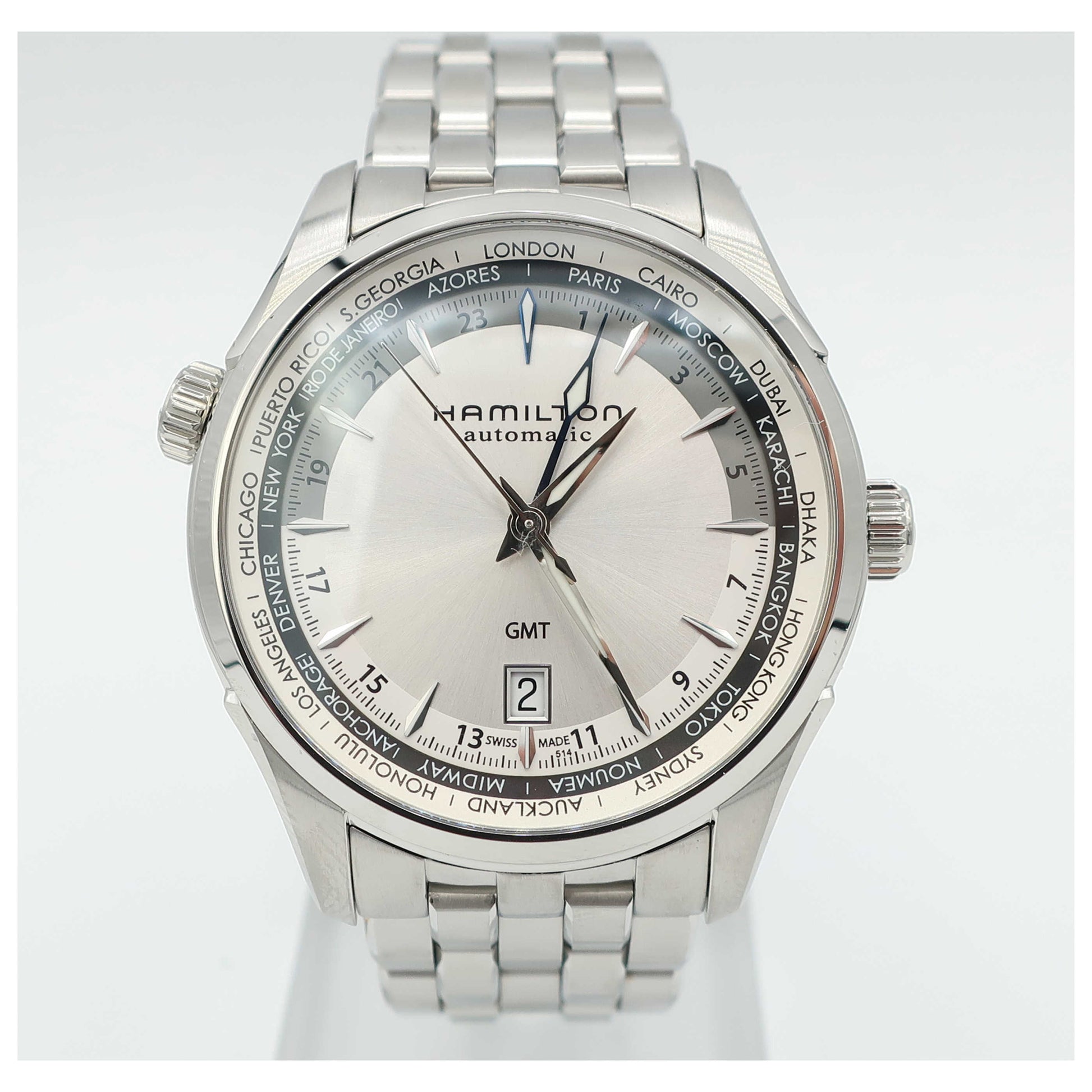 Front view of Hamilton Jazzmaster Men's Automatic Watch H32605151-SD
