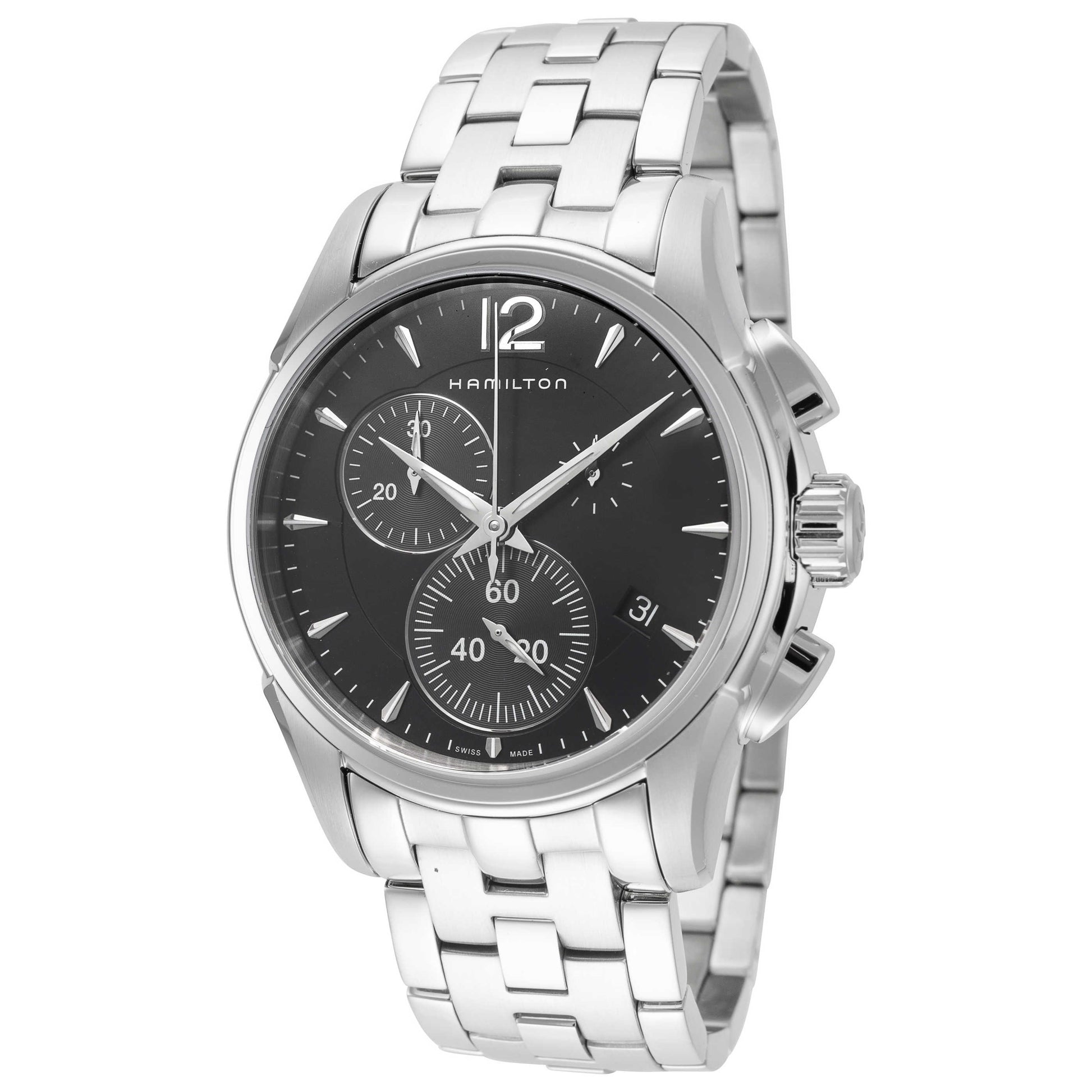 Front view of Hamilton Jazzmaster Men's Quartz Watch H32612131