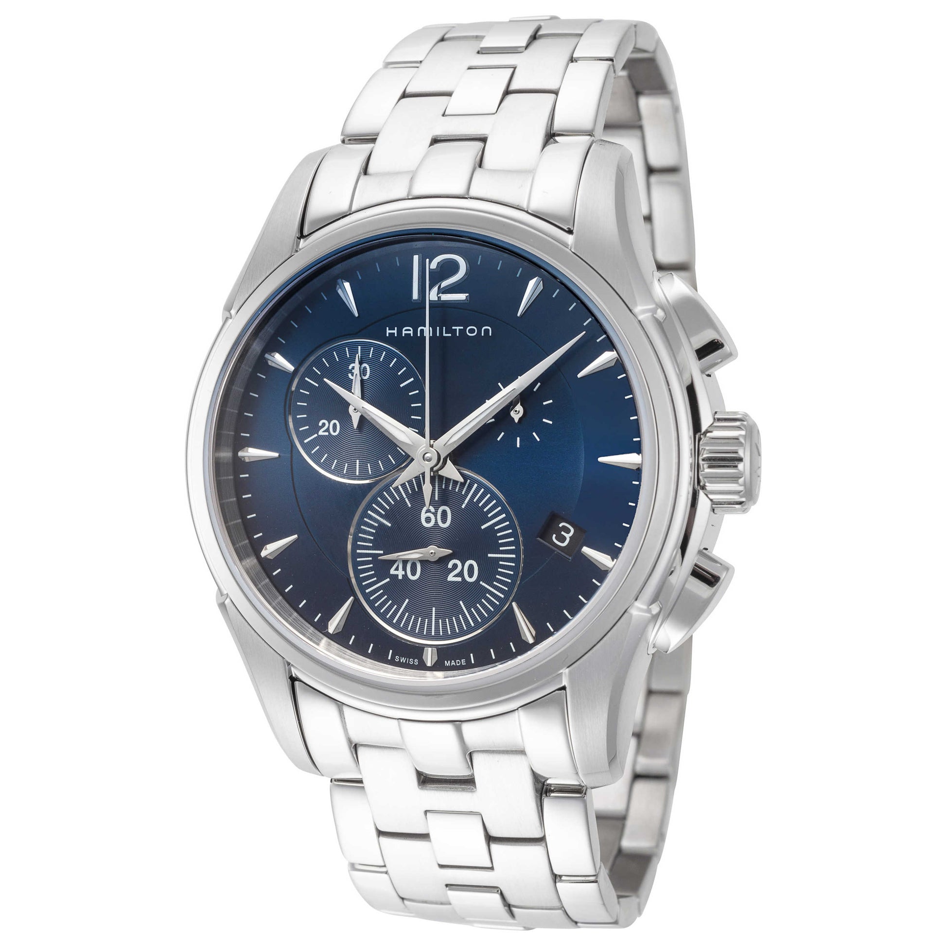 Front view of Hamilton Jazzmaster Men's Quartz Watch H32612141