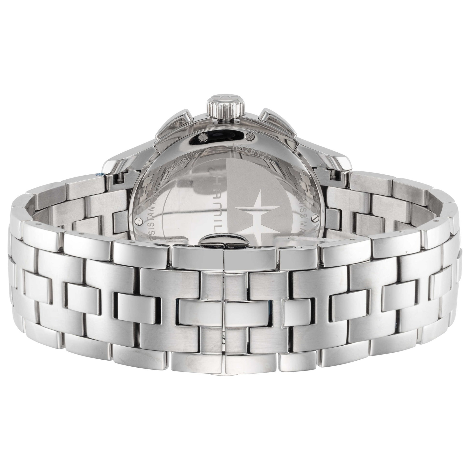 Back view of Hamilton Jazzmaster Men's Quartz Watch H32612155