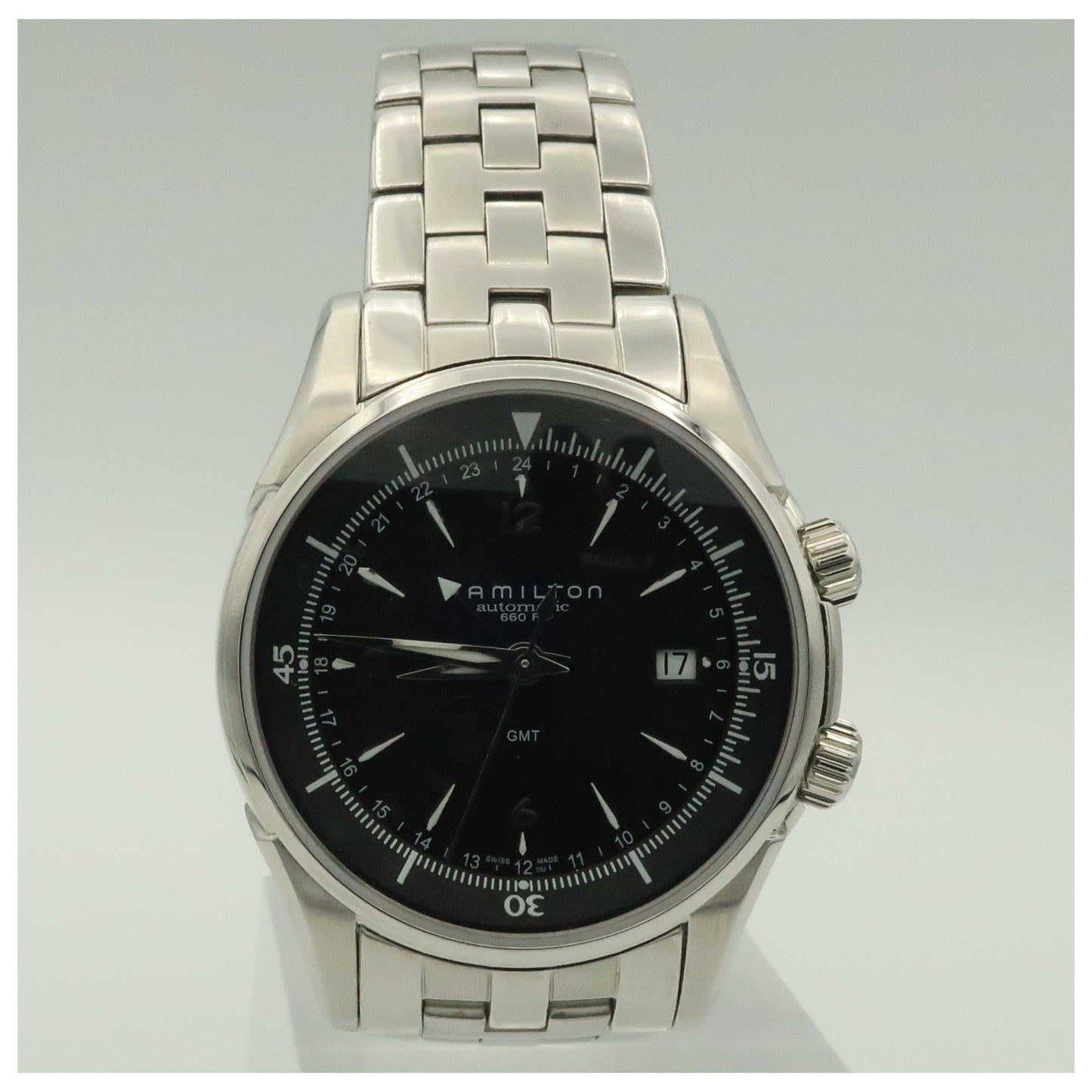 Front view of Hamilton Jazzmaster Men's Automatic Watch H32615135-SDV