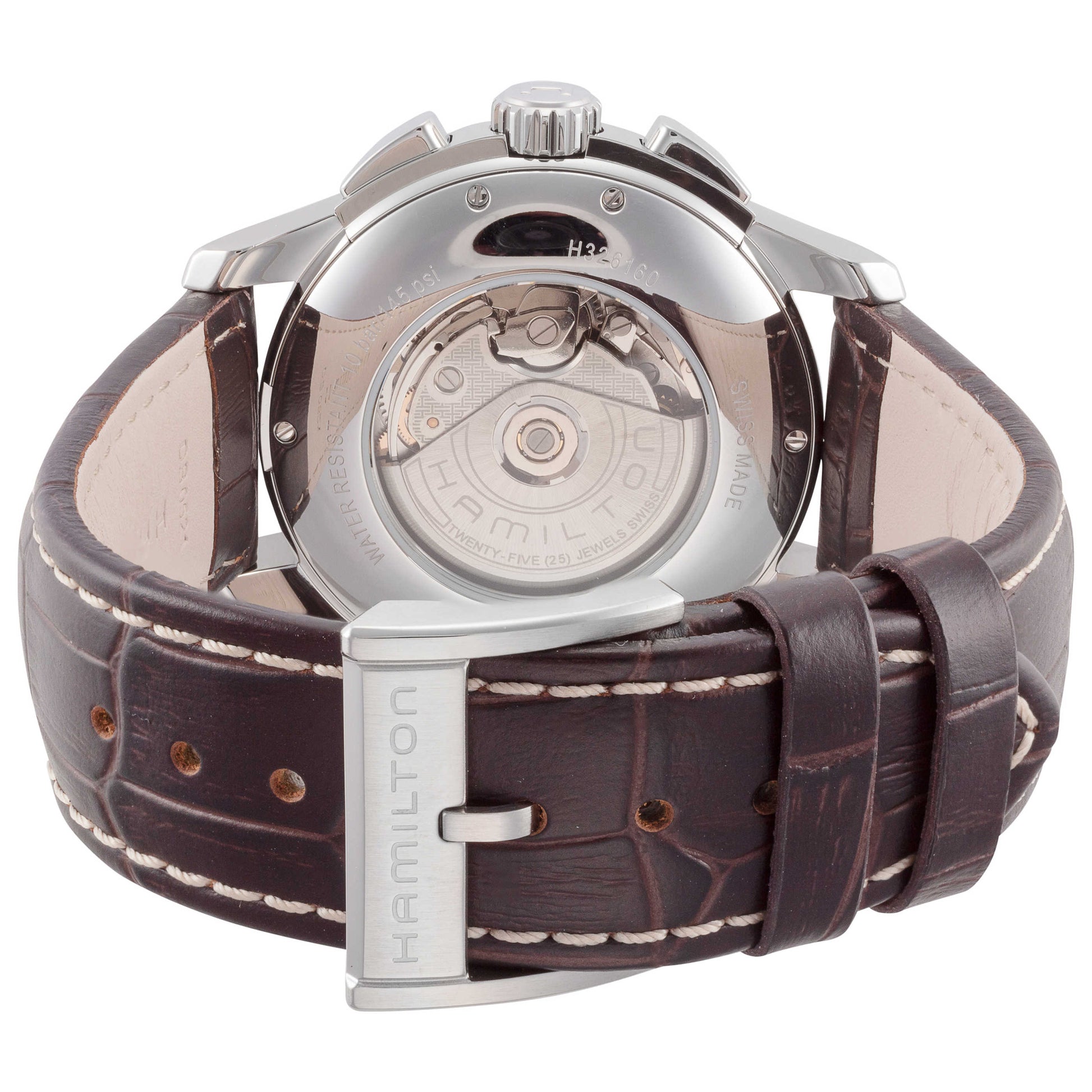 Back view of Hamilton Jazzmaster Men's Automatic Watch H32616533