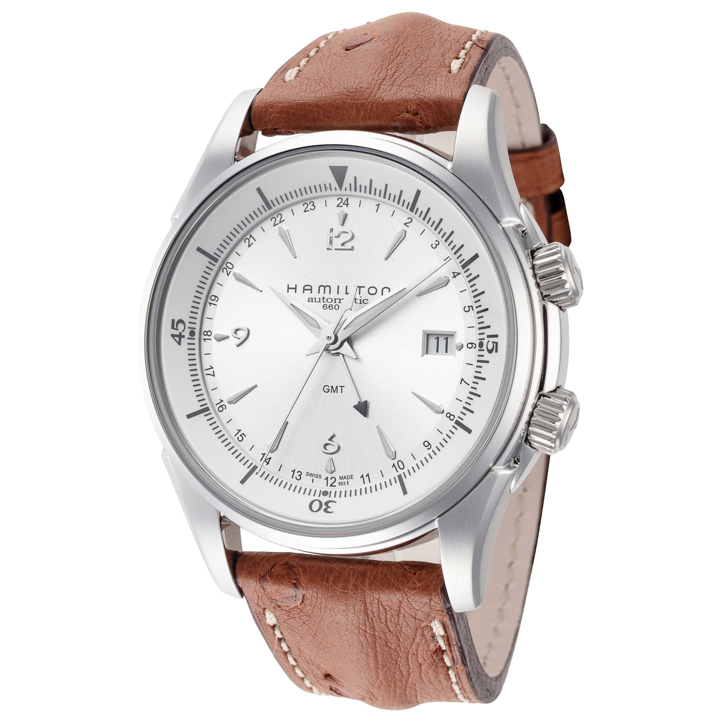 Front view of Hamilton Jazzmaster Men's Automatic Watch H32625555