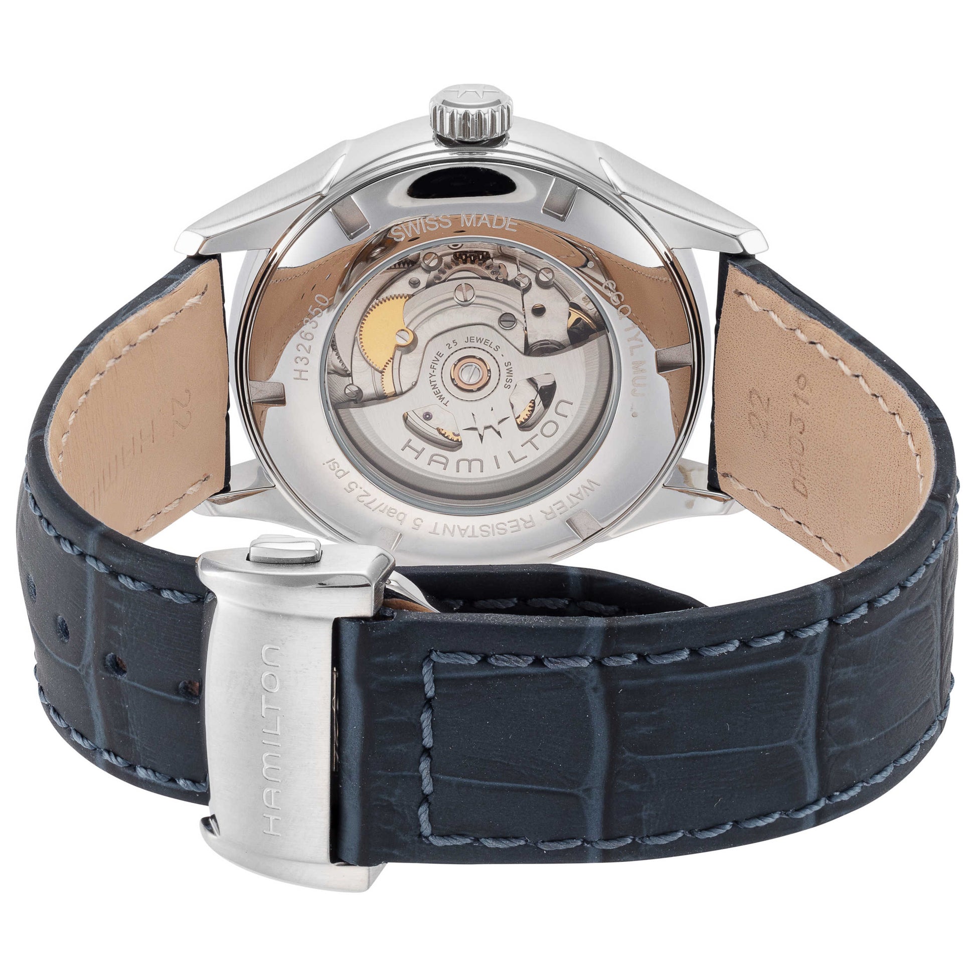 Back view of Hamilton Jazzmaster Men's Automatic Watch H32635622