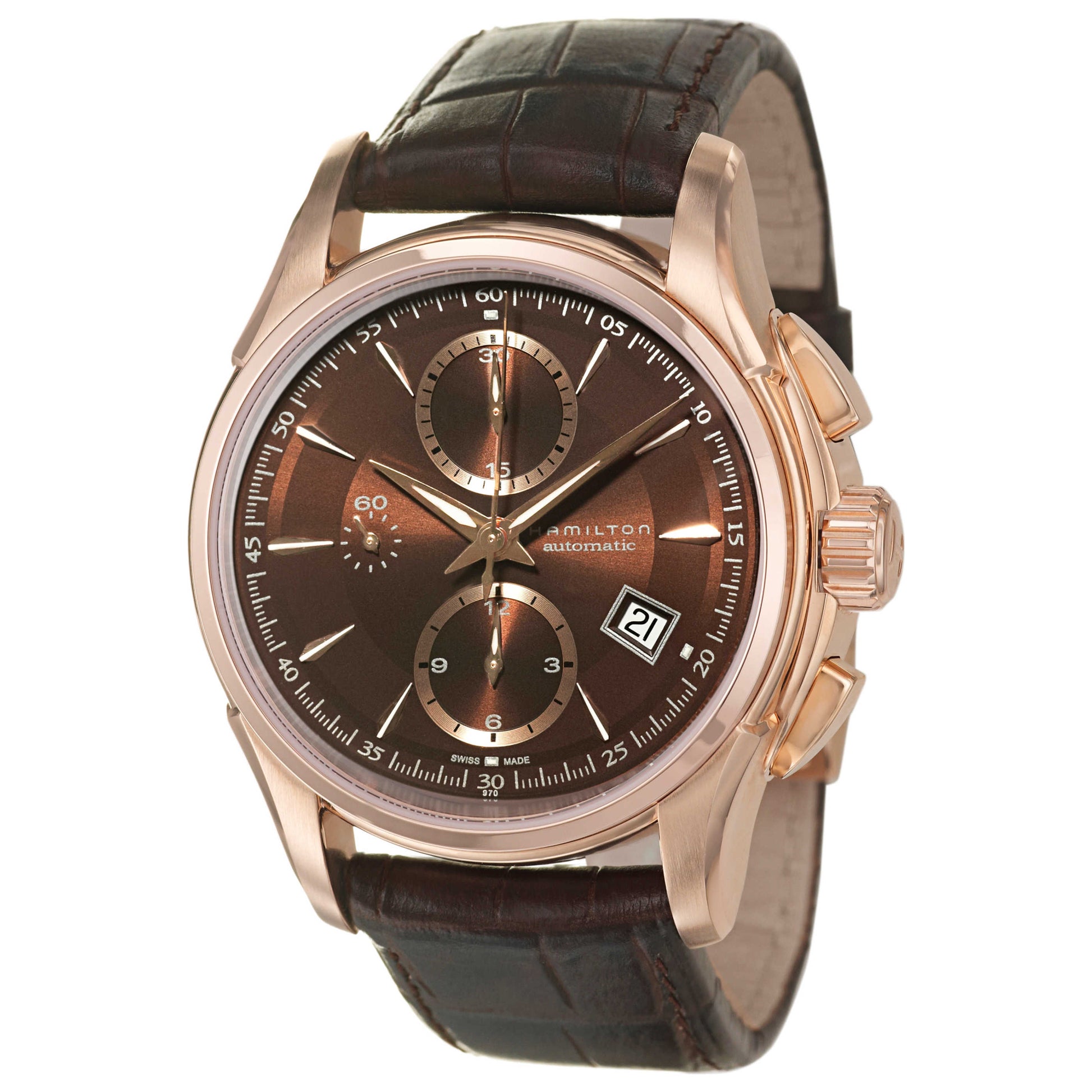 Front view of Hamilton Jazzmaster Men's Automatic Watch H32646597