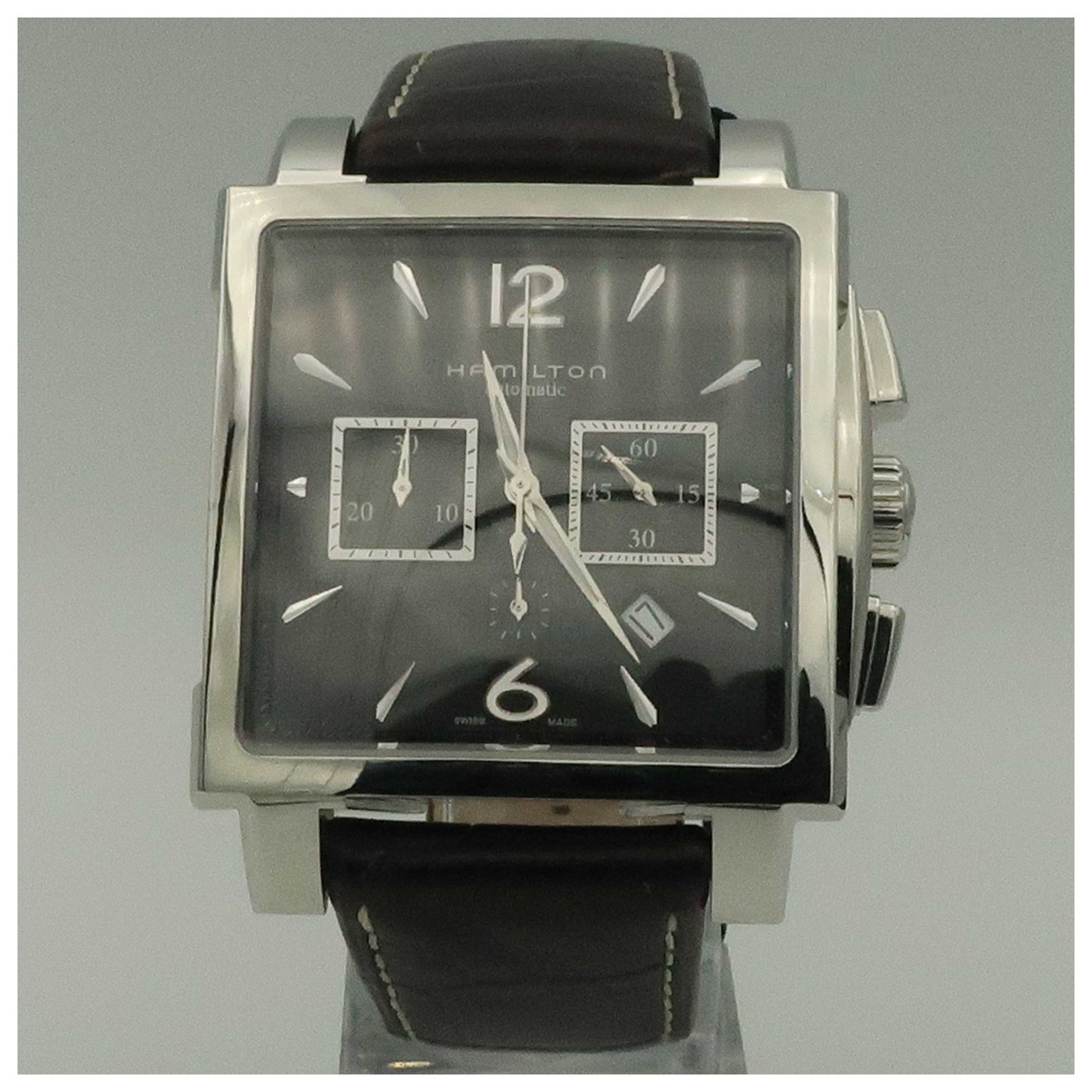 Front view of Hamilton Jazzmaster Men's Automatic Watch H32666535-PO
