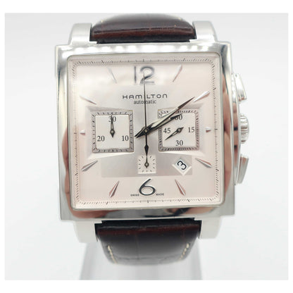 Front view of Hamilton Jazzmaster Men's Automatic Watch H32666555-PO