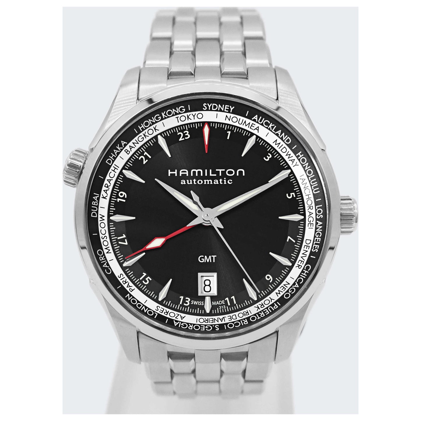 Front view of Hamilton Jazzmaster Men's Automatic Watch H32695131-SD