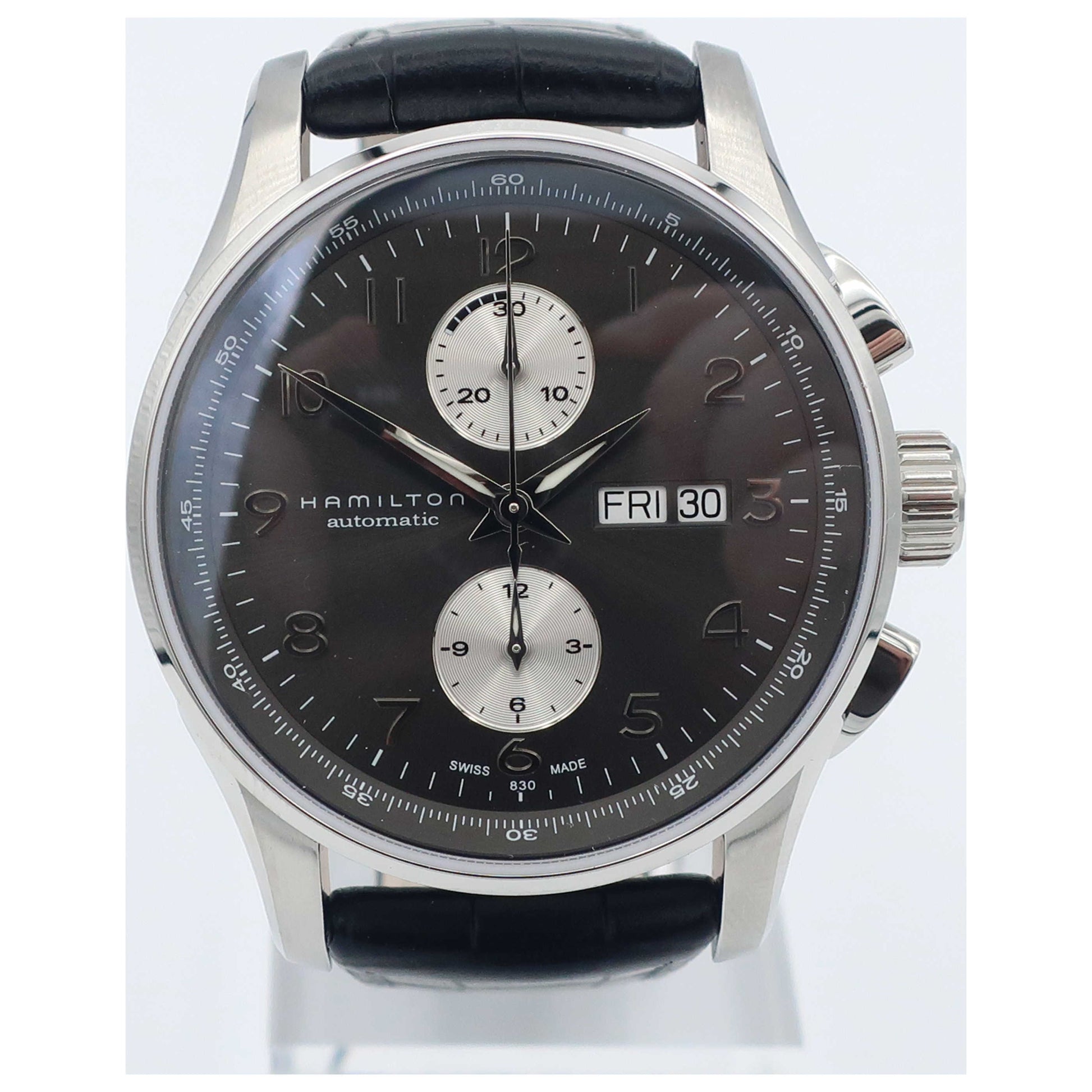Front view of Hamilton Jazzmaster Men's Automatic Watch H32766783-SD