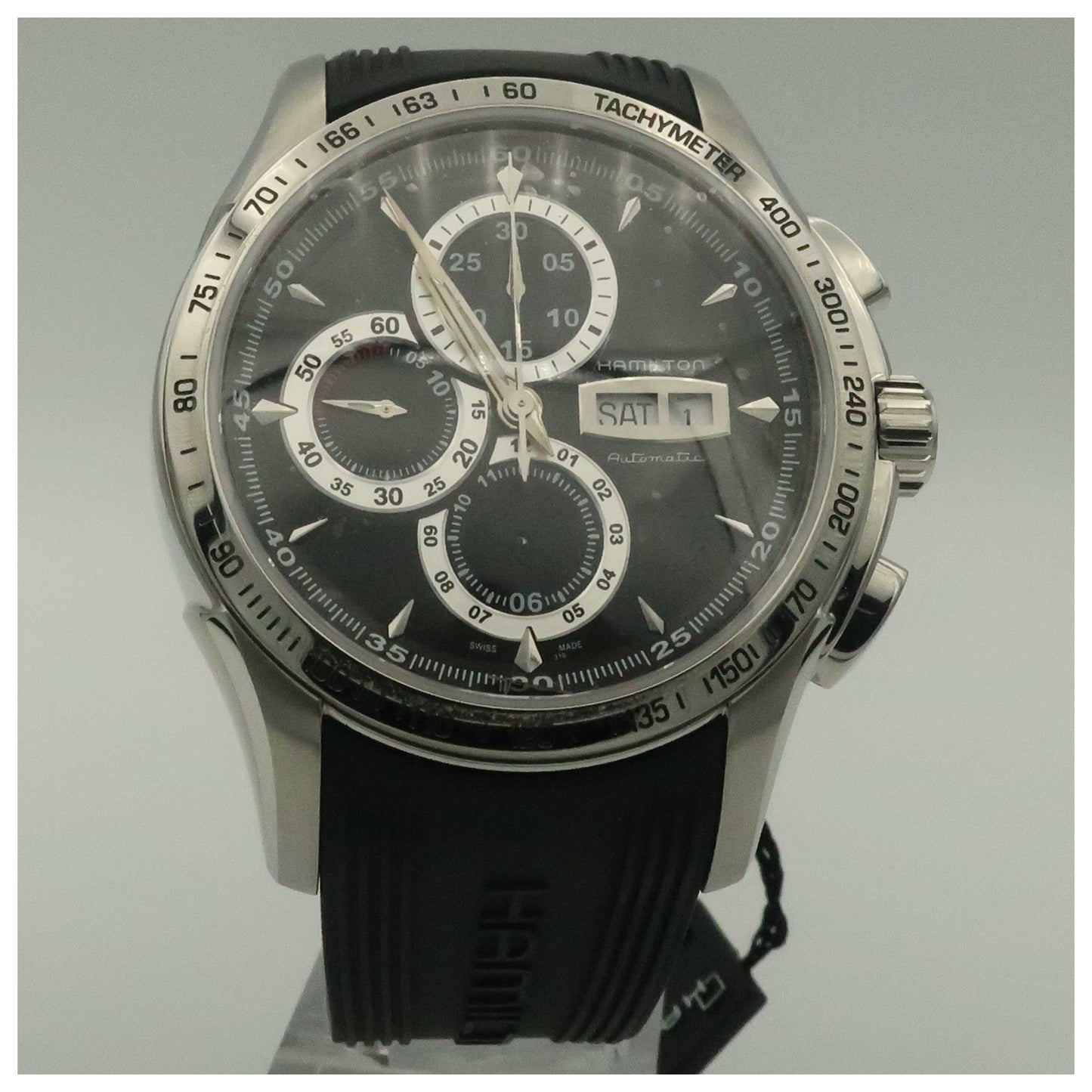 Front view of Hamilton Jazzmaster Men's Automatic Watch H32816331-PO