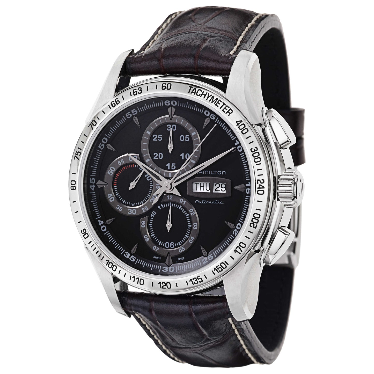 Front view of Hamilton Jazzmaster Men's Automatic Watch H32816831