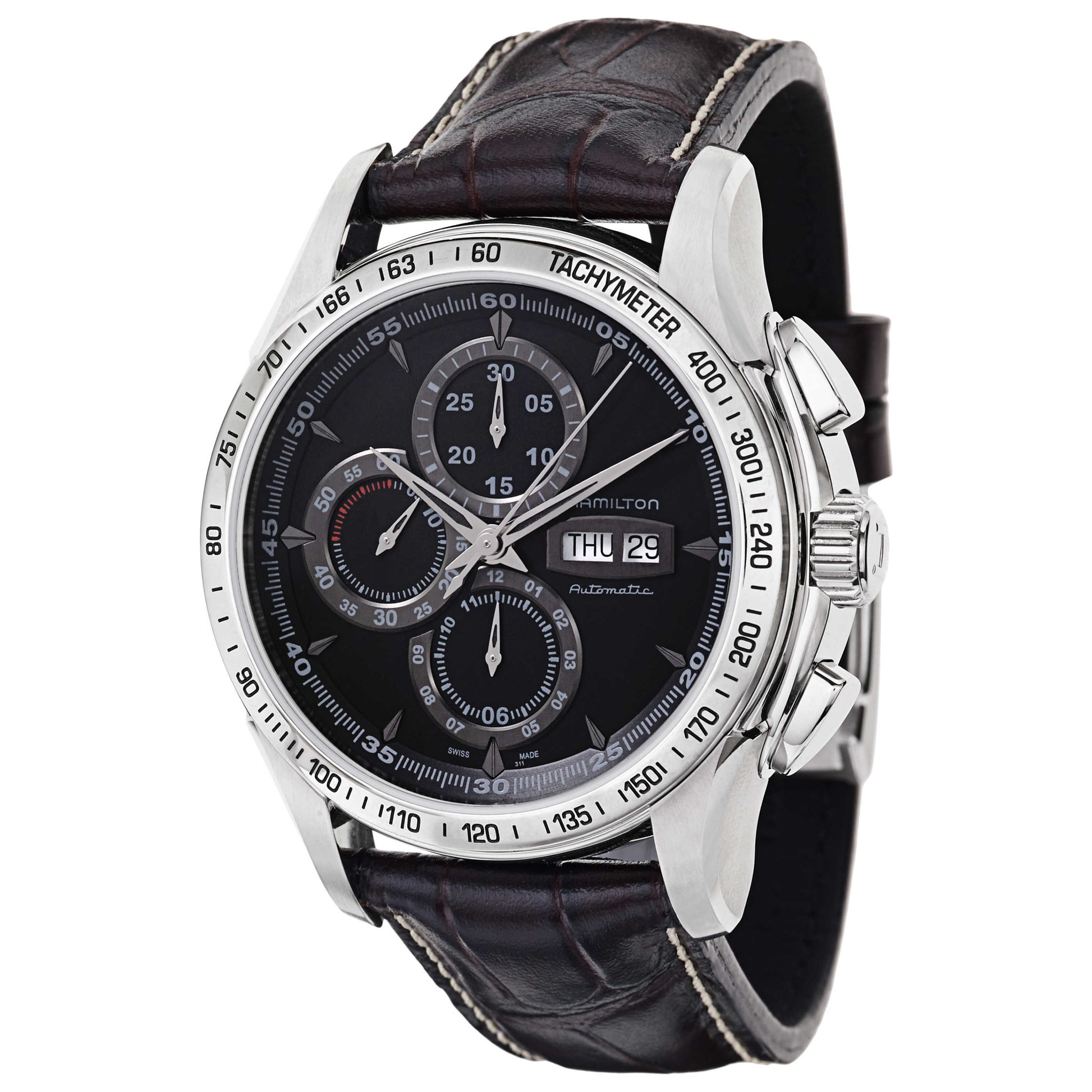Front view of Hamilton Jazzmaster Men's Automatic Watch H32816831