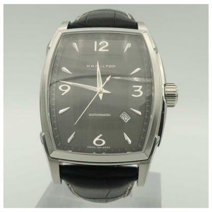 Front view of Hamilton Jazzmaster Men's Automatic Watch H36415735-PO
