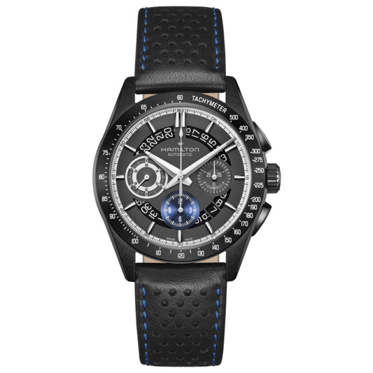 Front view of Hamilton Jazzmaster Performer Men's Automatic Watch H36646780