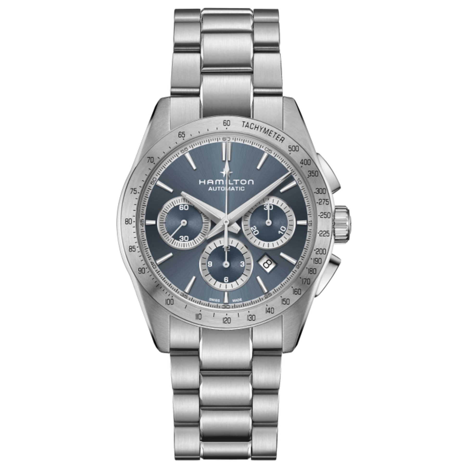 Front view of Hamilton Jazzmaster Performer Men's Automatic Watch H36656140
