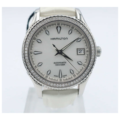 Front view of Hamilton Jazzmaster Women's Automatic Watch H37495811-PO