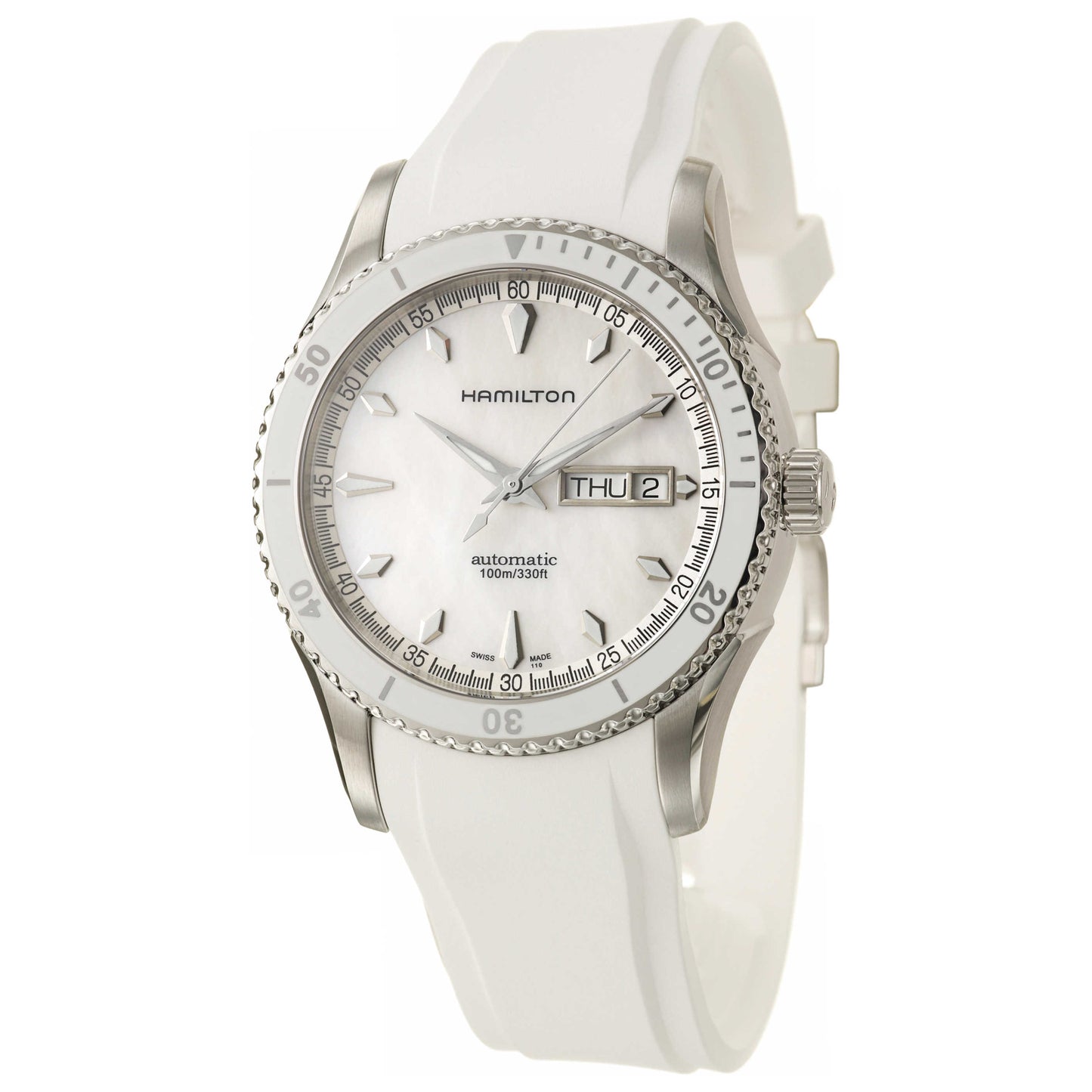 Front view of Hamilton Jazzmaster Men's Automatic Watch H37555911