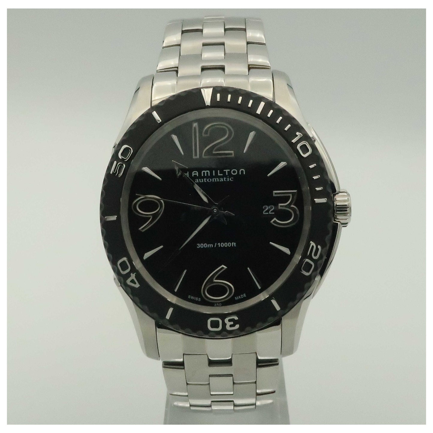 Front view of Hamilton Jazzmaster Men's Automatic Watch H37715135-SD