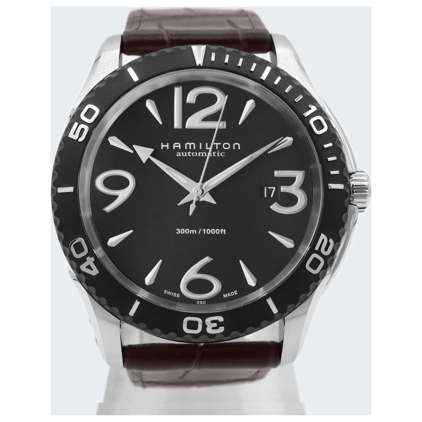 Front view of Hamilton Jazzmaster Men's Automatic Watch H37715535-SD