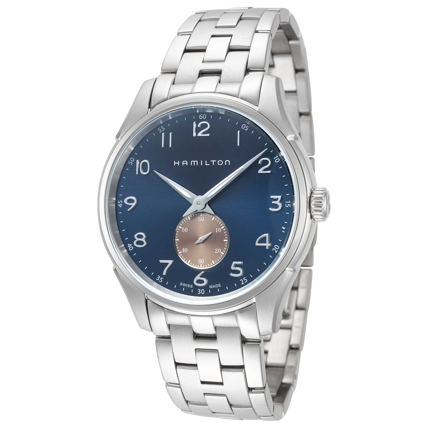 Front view of Hamilton Jazzmaster Men's Quartz Watch H38411140