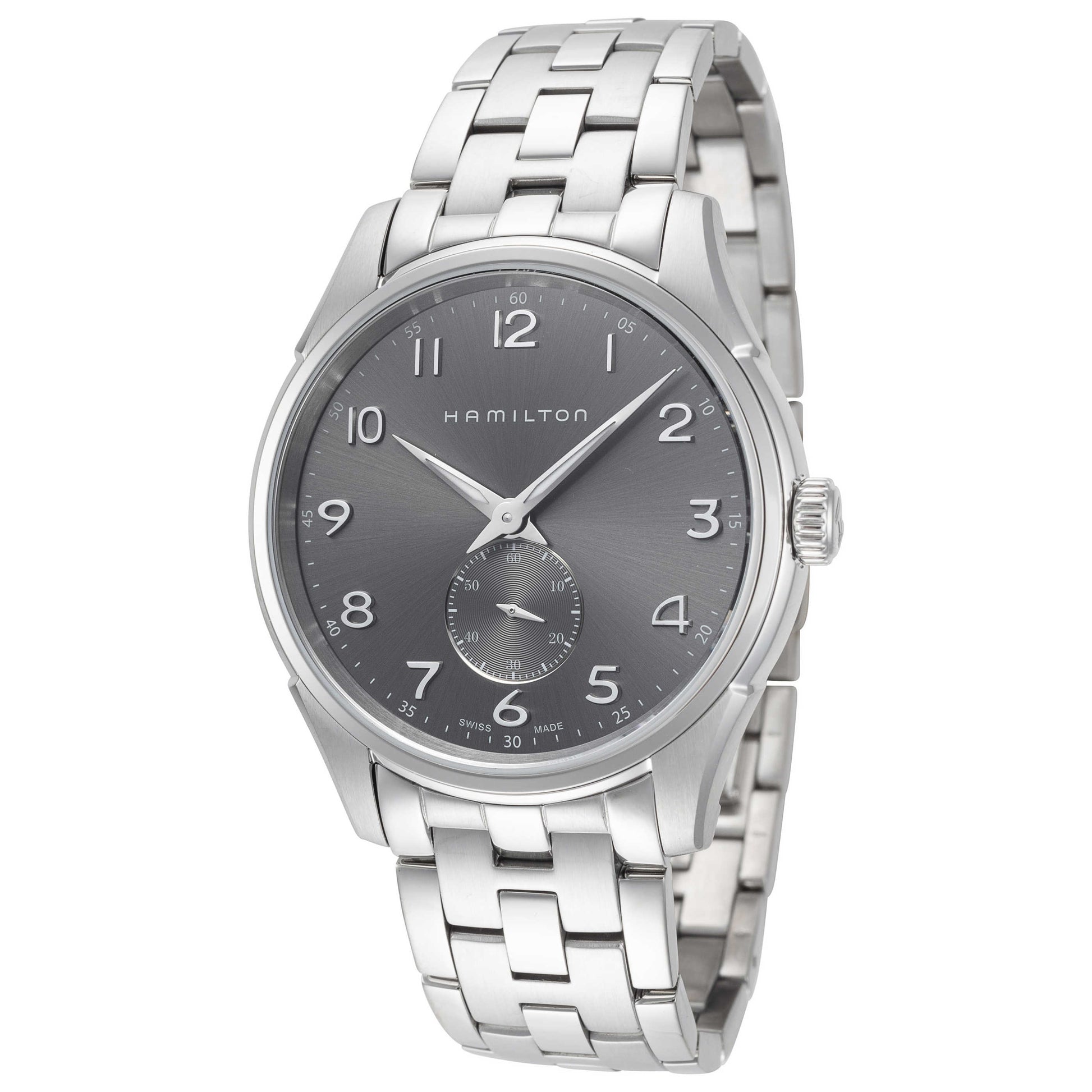 Front view of Hamilton Jazzmaster Men's Quartz Watch H38411183