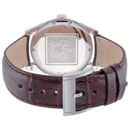 Back view of Hamilton Jazzmaster Men's Quartz Watch H38411540
