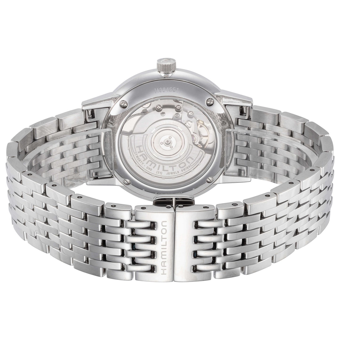 Back view of Hamilton American Classic Men's Automatic Watch H38455131