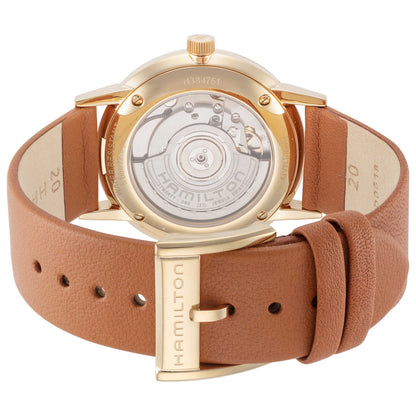 Back view of Hamilton American Classic Men's Automatic Watch H38475501