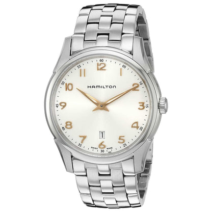 Front view of Hamilton Jazzmaster Men's Quartz Watch H38511113