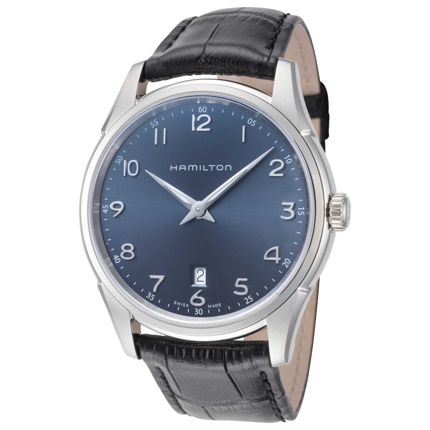 Front view of Hamilton Jazzmaster Men's Quartz Watch H38511743