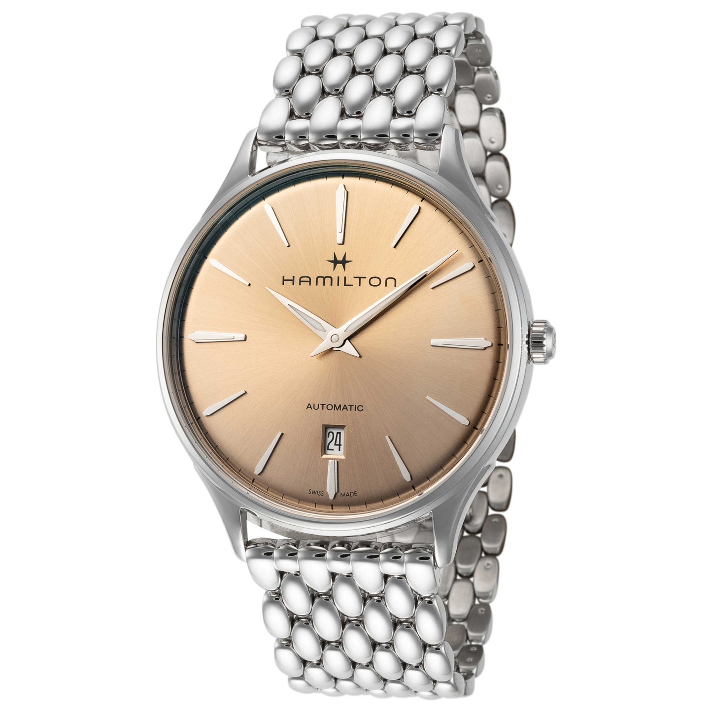 Front view of Hamilton Jazzmaster Men's Automatic Watch H38525121