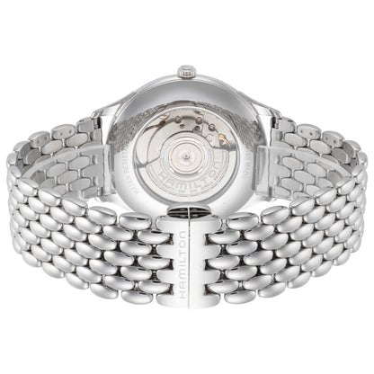 Back view of Hamilton Jazzmaster Men's Automatic Watch H38525181