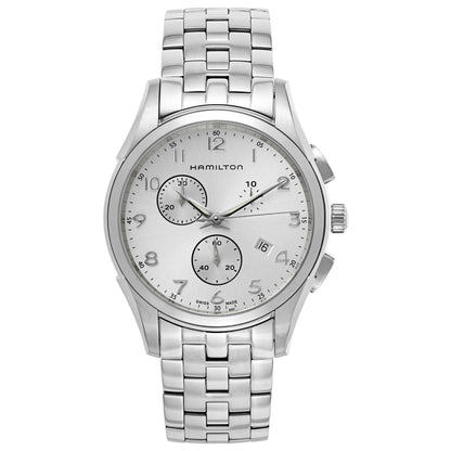 Front view of Hamilton Jazzmaster Men's Swiss Quartz (Battery-Powered) Watch H38612153