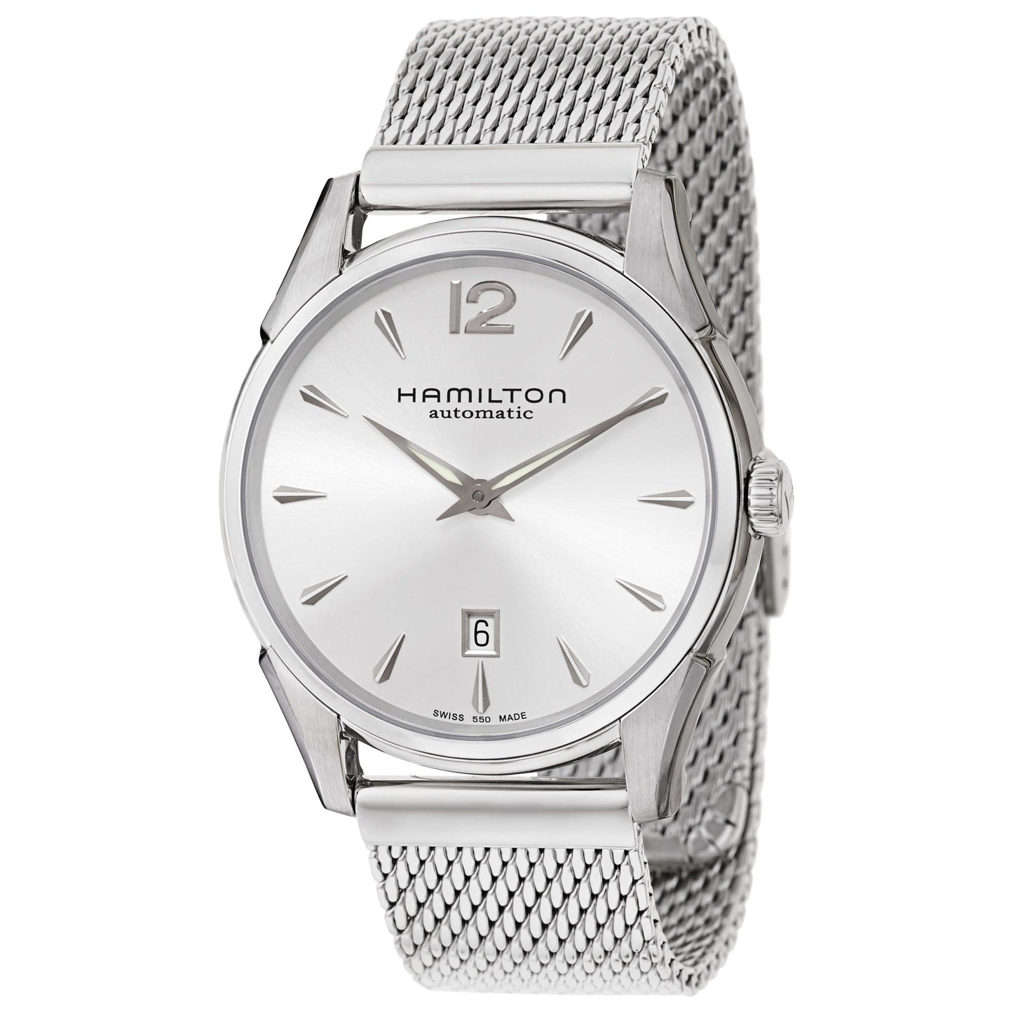 Front view of Hamilton Jazzmaster Men's Automatic Watch H38615255