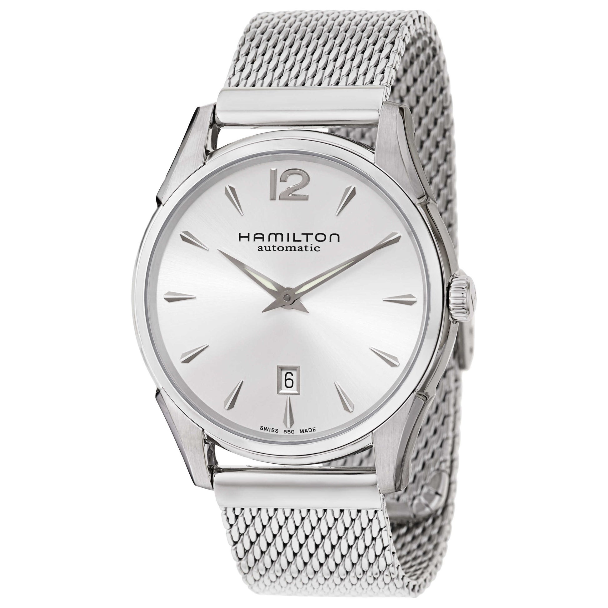 Front view of Hamilton Jazzmaster Men's Automatic Watch H38615255