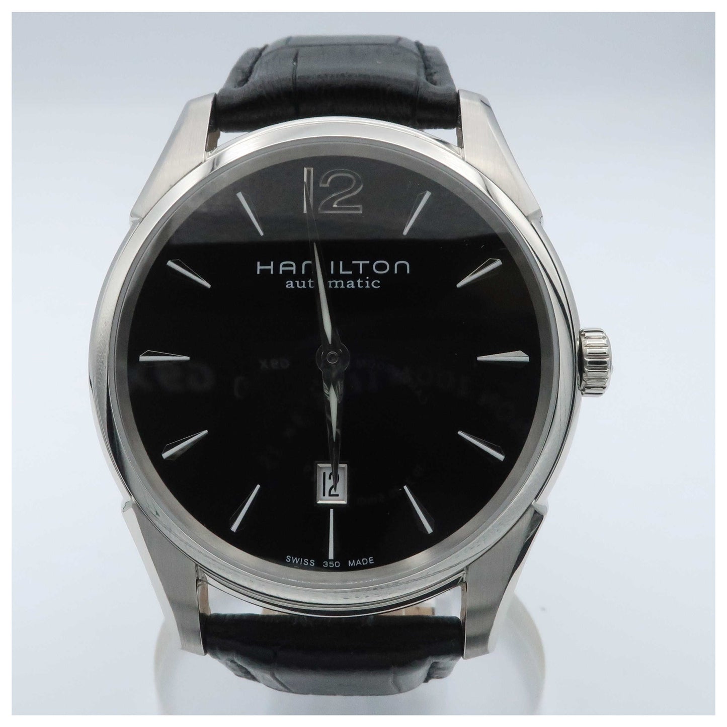 Front view of Hamilton Jazzmaster Men's Automatic Watch H38615735-PO