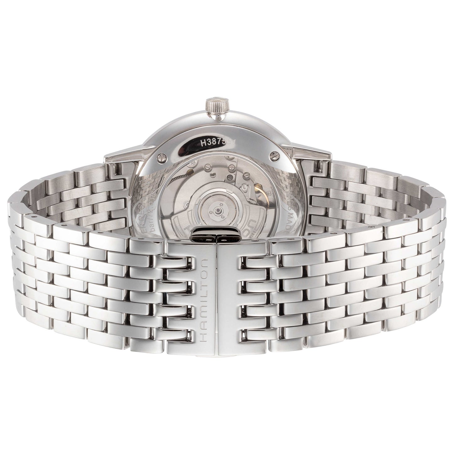 Back view of Hamilton American Classic Men's Automatic Watch H38755181