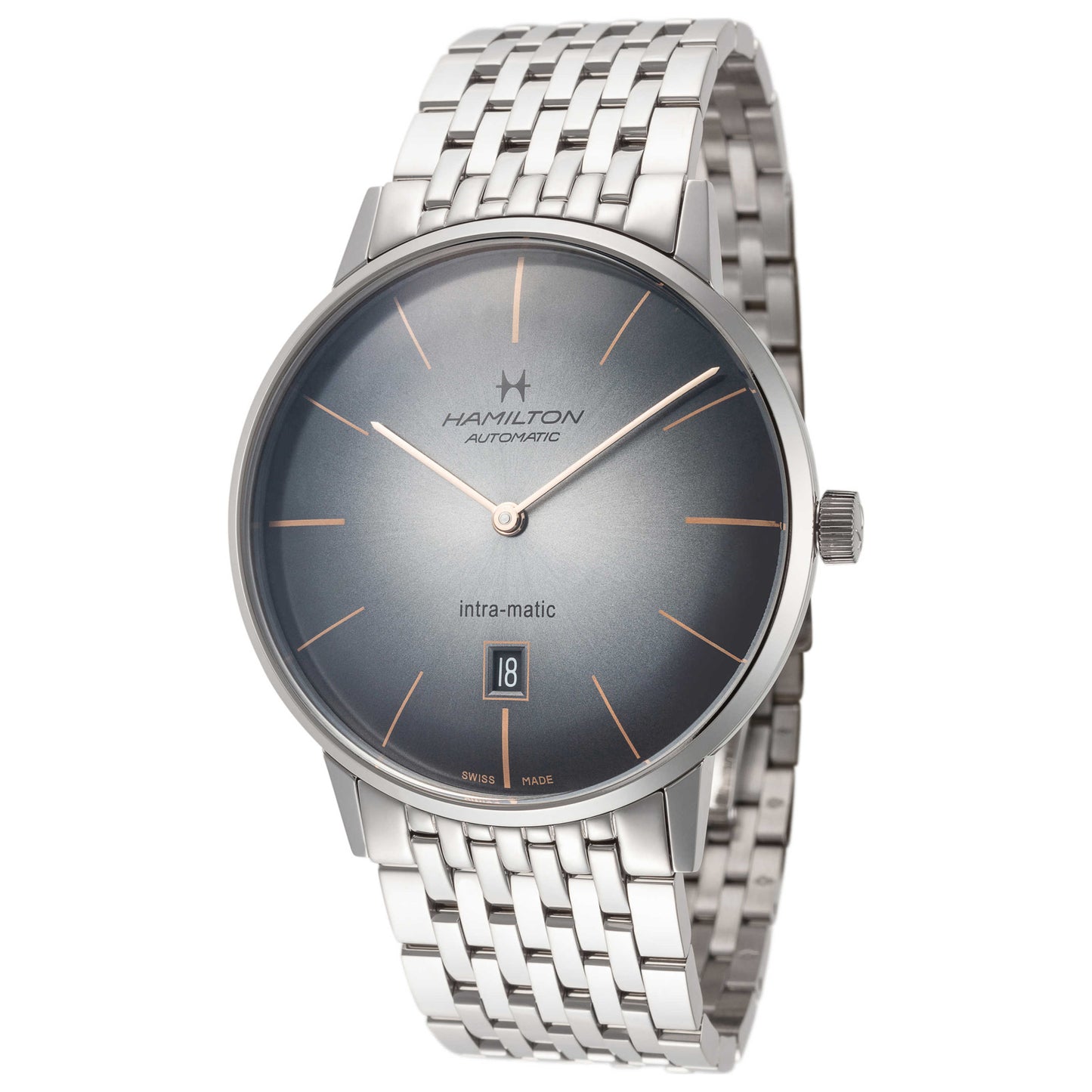Front view of Hamilton American Classic Men's Automatic Watch H38755181