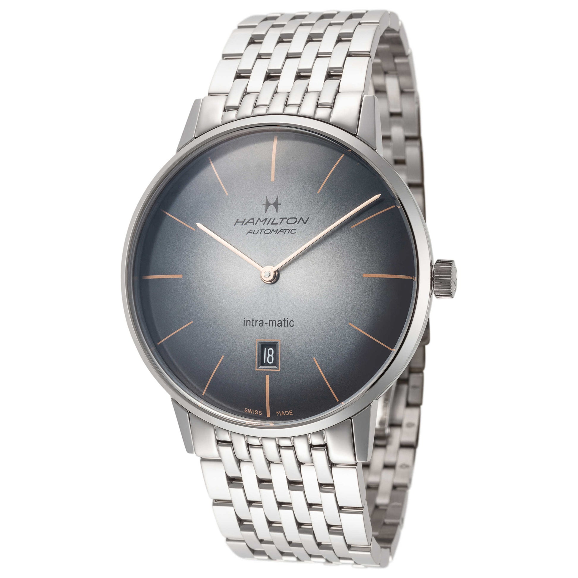 Front view of Hamilton American Classic Men's Automatic Watch H38755181