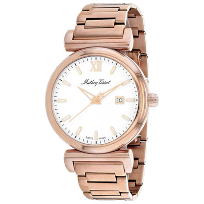 Front view of Mathey Tissot Elegance Men's Quartz Watch H410PI