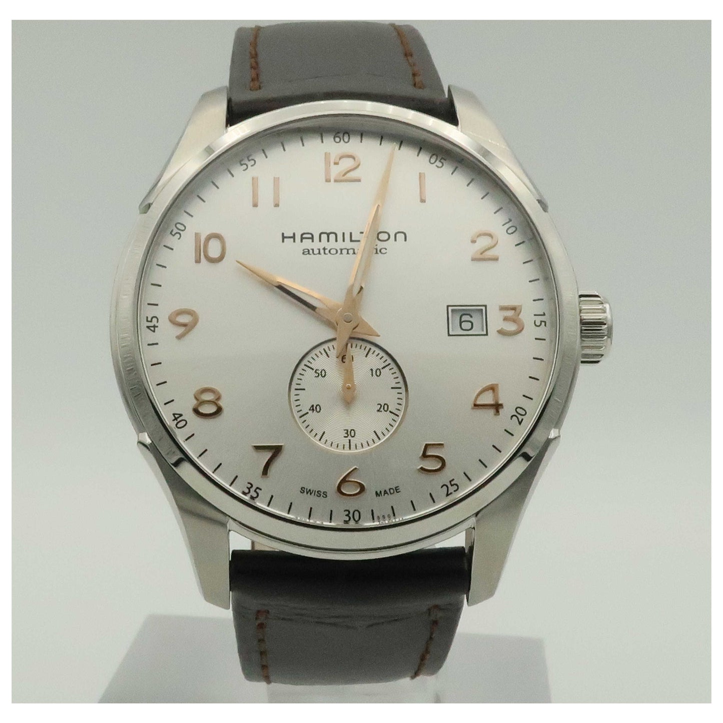 Front view of Hamilton Jazzmaster Men's Automatic Watch H42515555-SDV