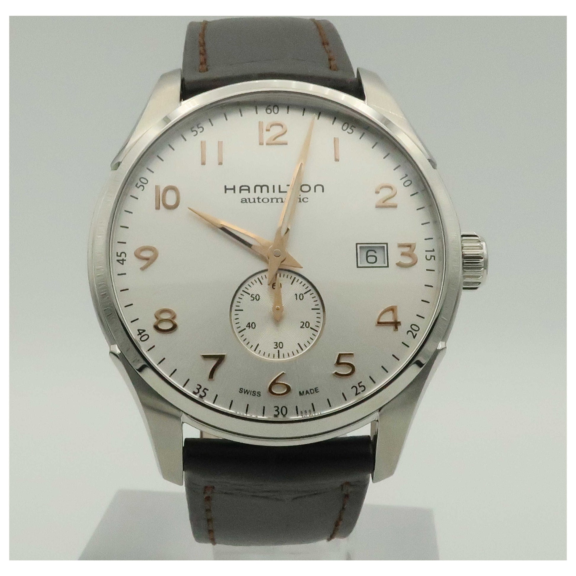 Front view of Hamilton Jazzmaster Men's Automatic Watch H42515555-SDV