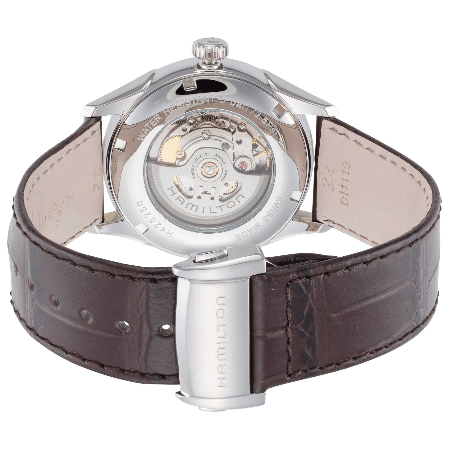 Back view of Hamilton Jazzmaster Men's Automatic Watch H42525551