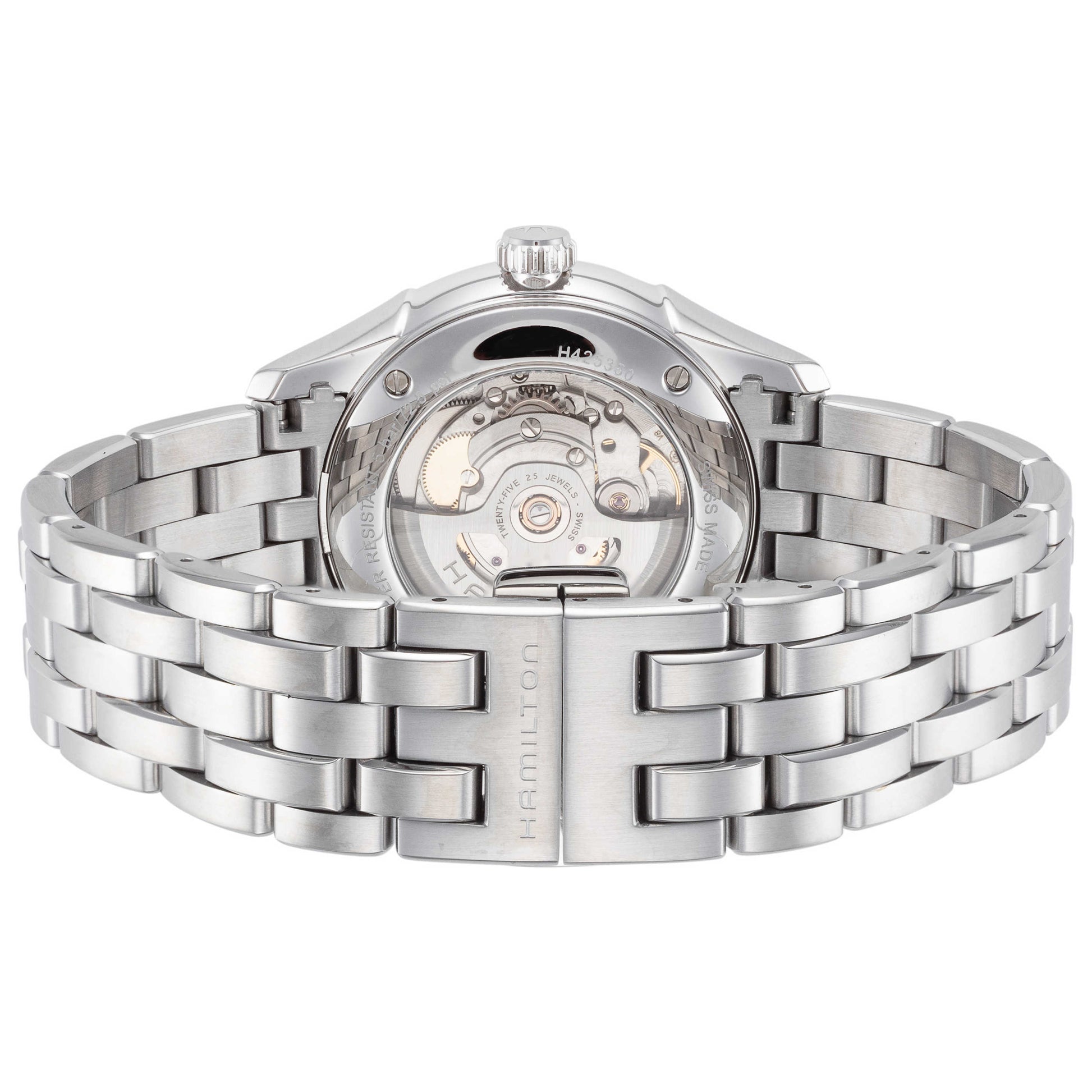 Back view of Hamilton Jazzmaster Men's Automatic Watch H42535140