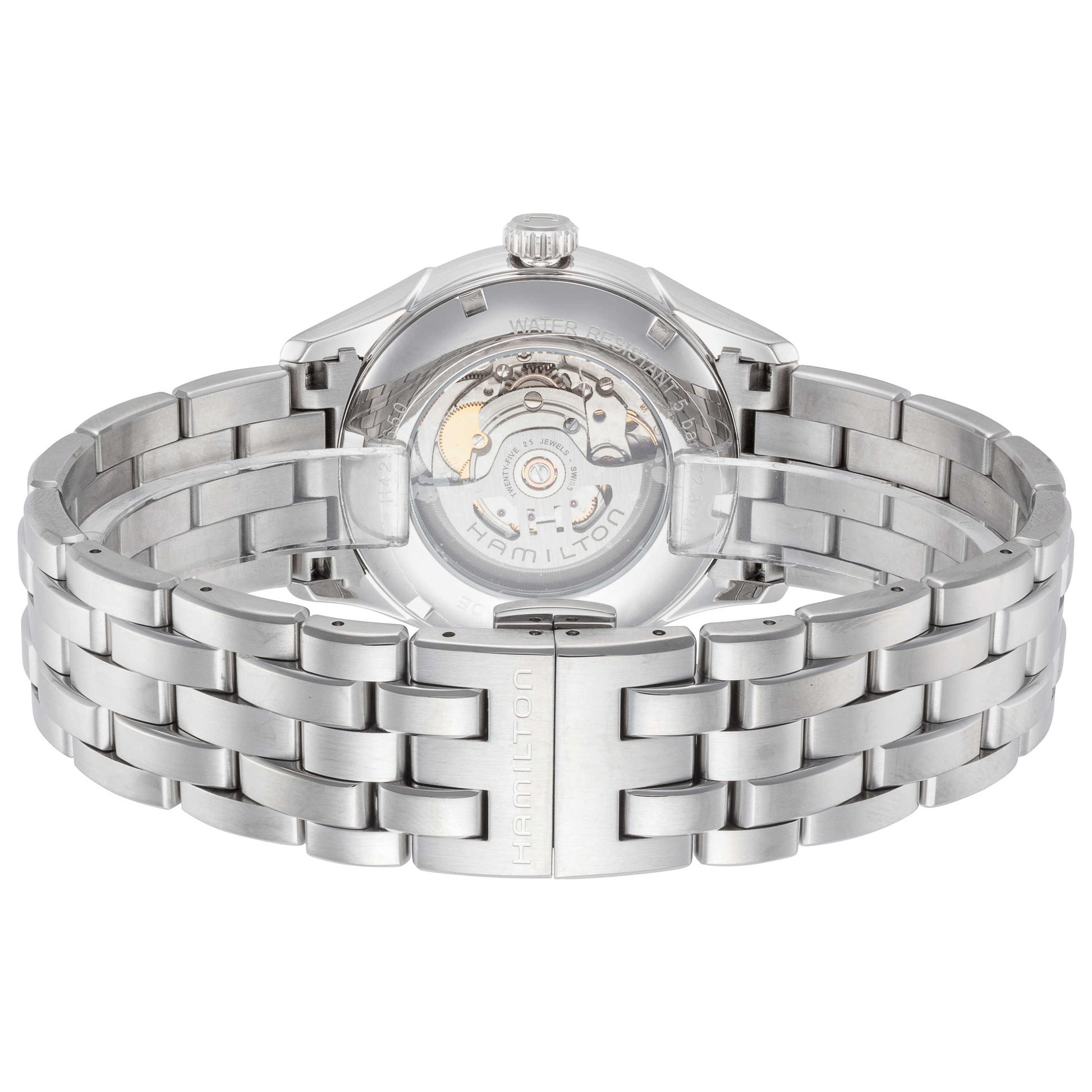 Back view of Hamilton Jazzmaster Men's Automatic Watch H42565131