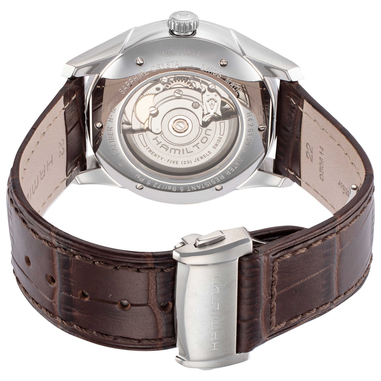 Back view of Hamilton Jazzmaster Men's Automatic Watch H42615553